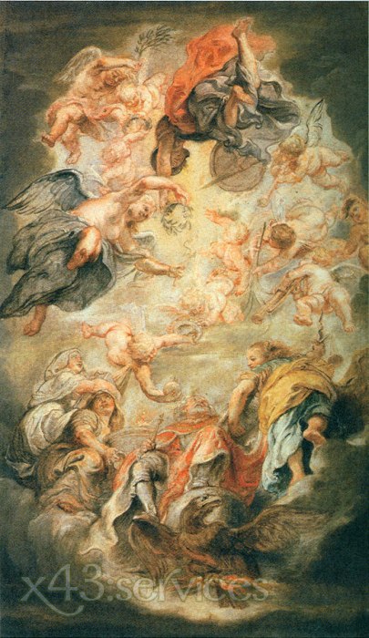 Peter Paul Rubens - Apotheose von Koenig James I - Apotheosis of King James I